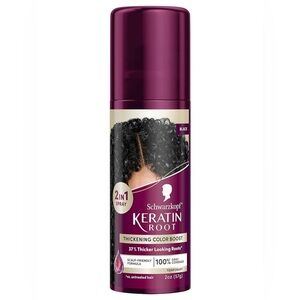 NWT Schwarzkopf Keratin Root Thickening Spray in Black 2 oz